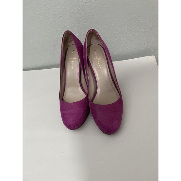 Cole Haan Nike collaboration pink Suede pumps size 7 - Picture 8 of 12